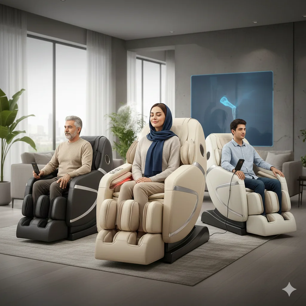 مقایسه صندلی ماساژور آیرست - مبل ماساژ