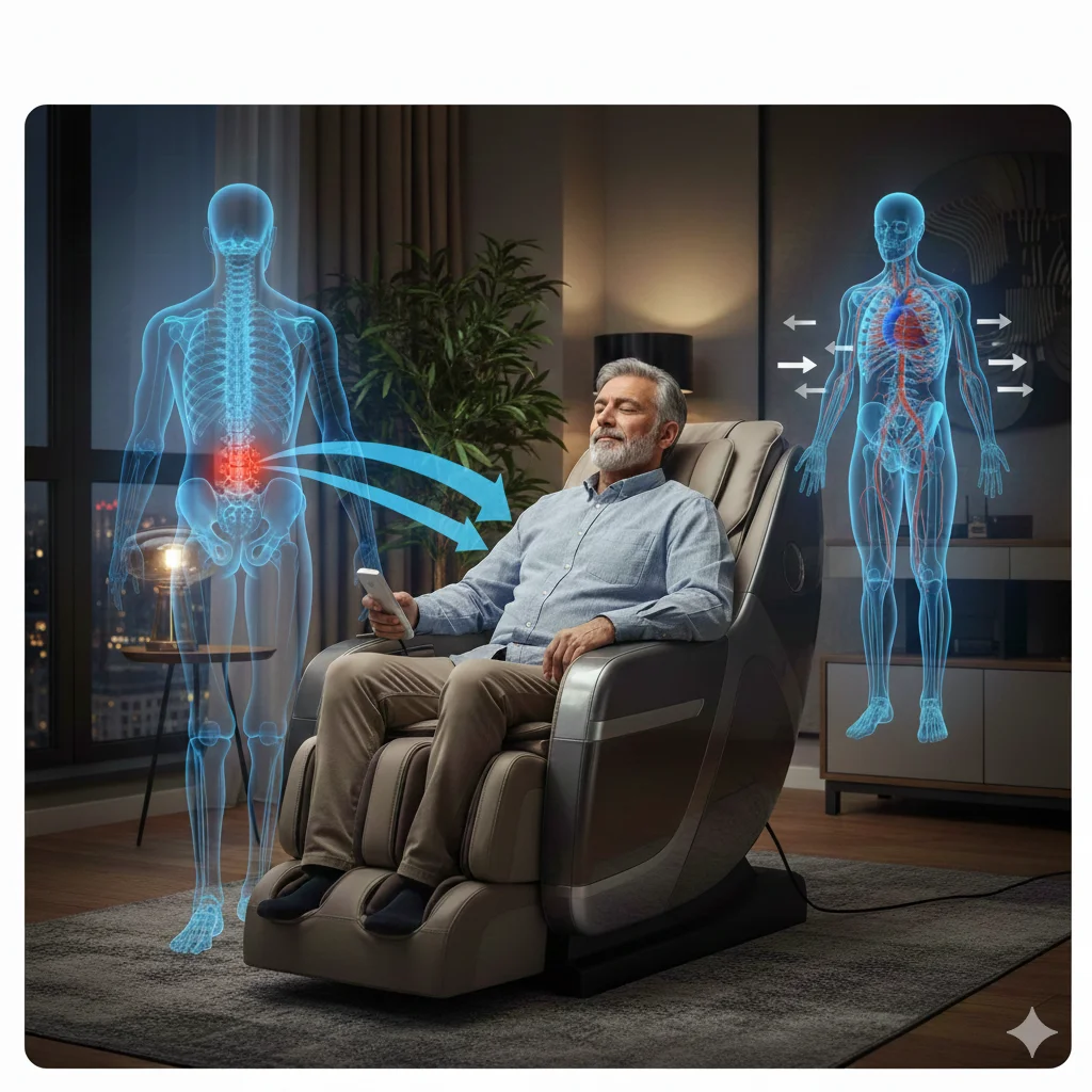 آیا صندلی ماساژ برای دیسک کمر ضرر دارد؟ - مبل ماساژ